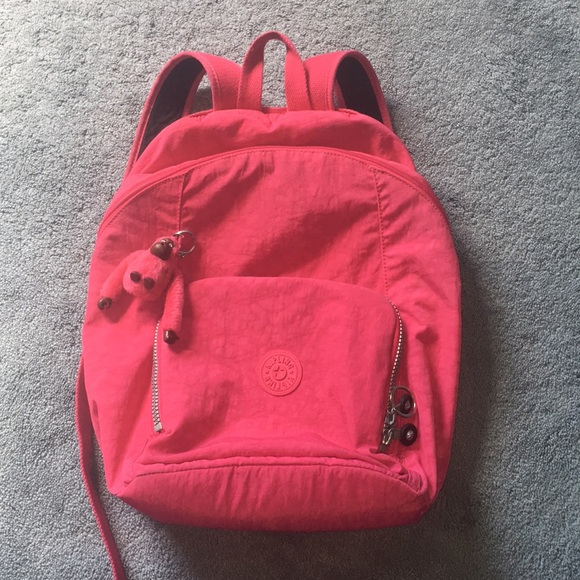 hot pink kipling bags